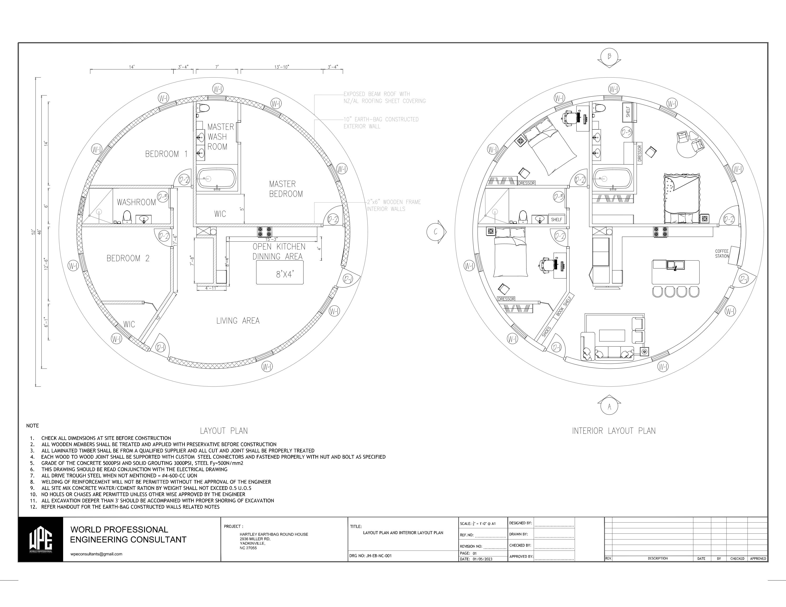 Earthbag Round House